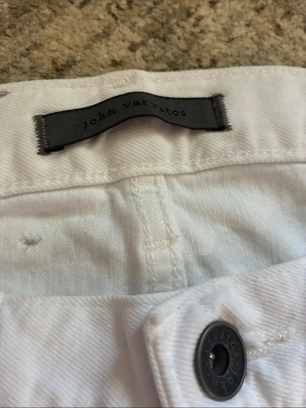 John Varvatos classic white